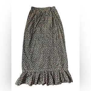 Cottage-core, vintage maxi skirt, XS/small
